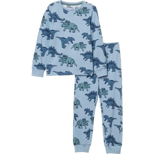 Pyjamas blå dino 110/116