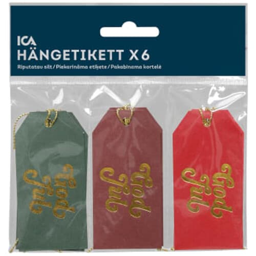 Hängetiketter God Jul