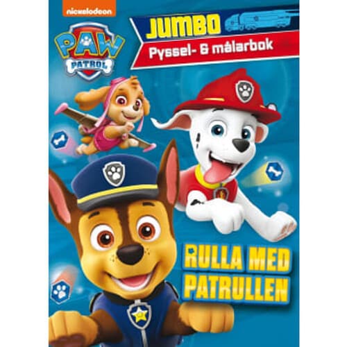 Rulla med Patrullen : pyssel och målarbok