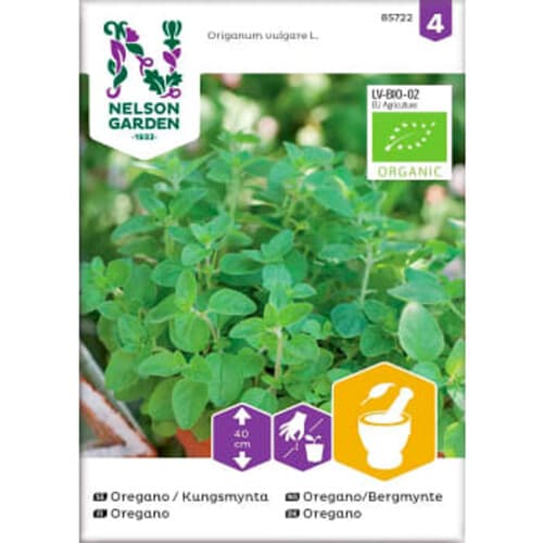 Oregano Kungsmynta Organic