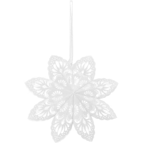 Stjärna Snöflinga Vit