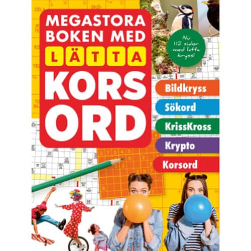 Megastora boken med lätta korsord