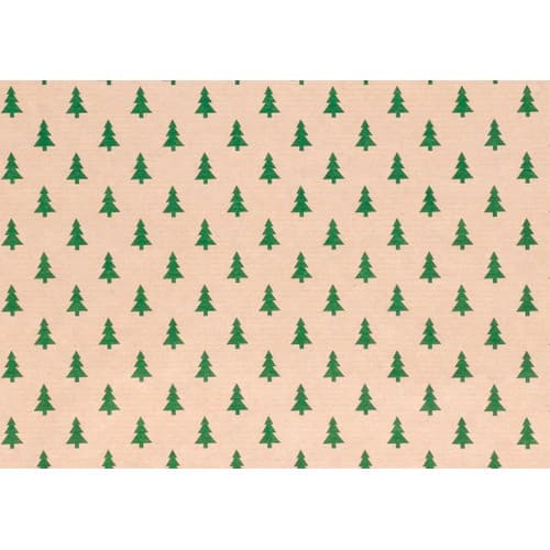 Julpapper Gran Ribb Grön