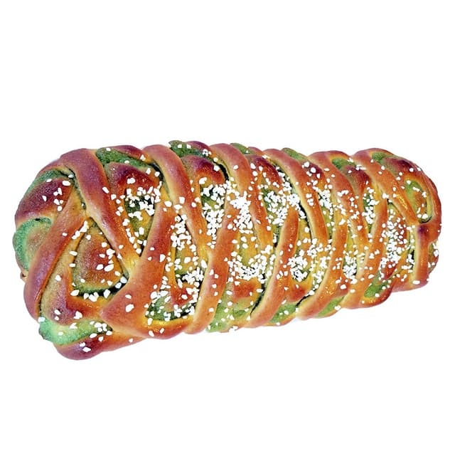 Pistagefläta Saffran