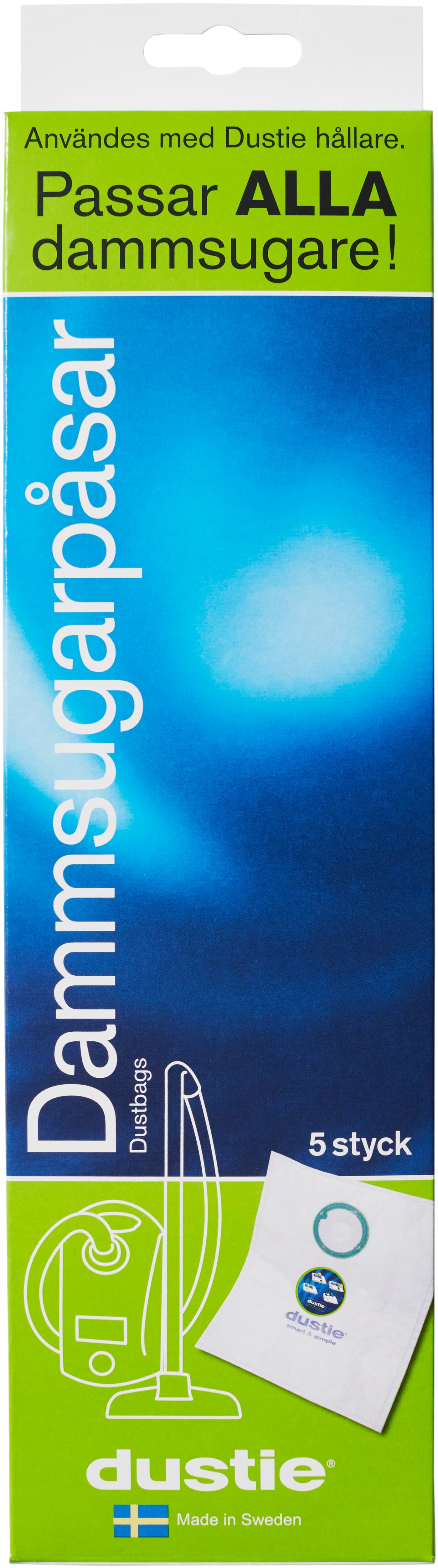 Dammsugspåse Microfiber 5-p