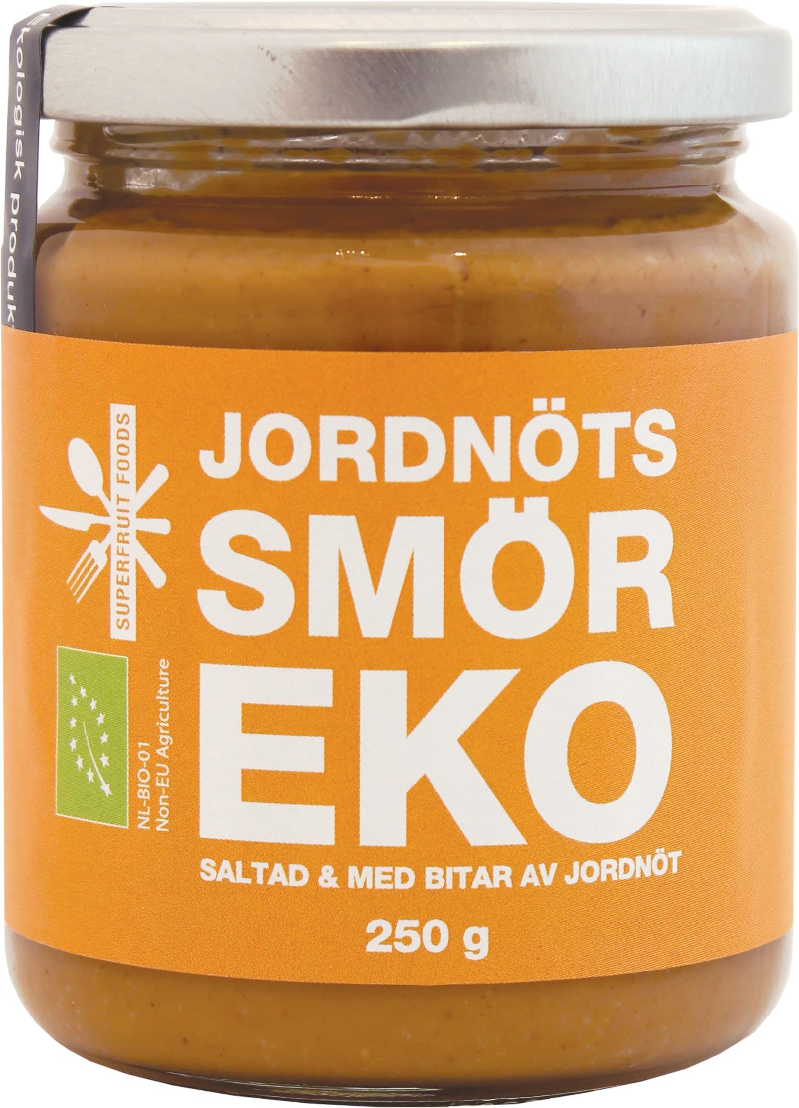 Jordnötssmör Crunchy Saltad EKO