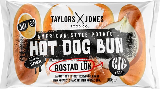 Korvbröd Rostad Lök