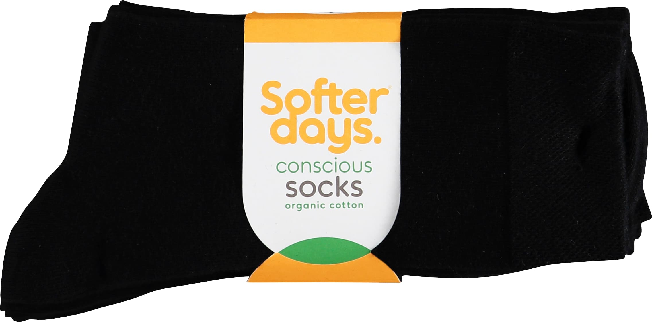 Damsockor Enfärgade Svart 37/