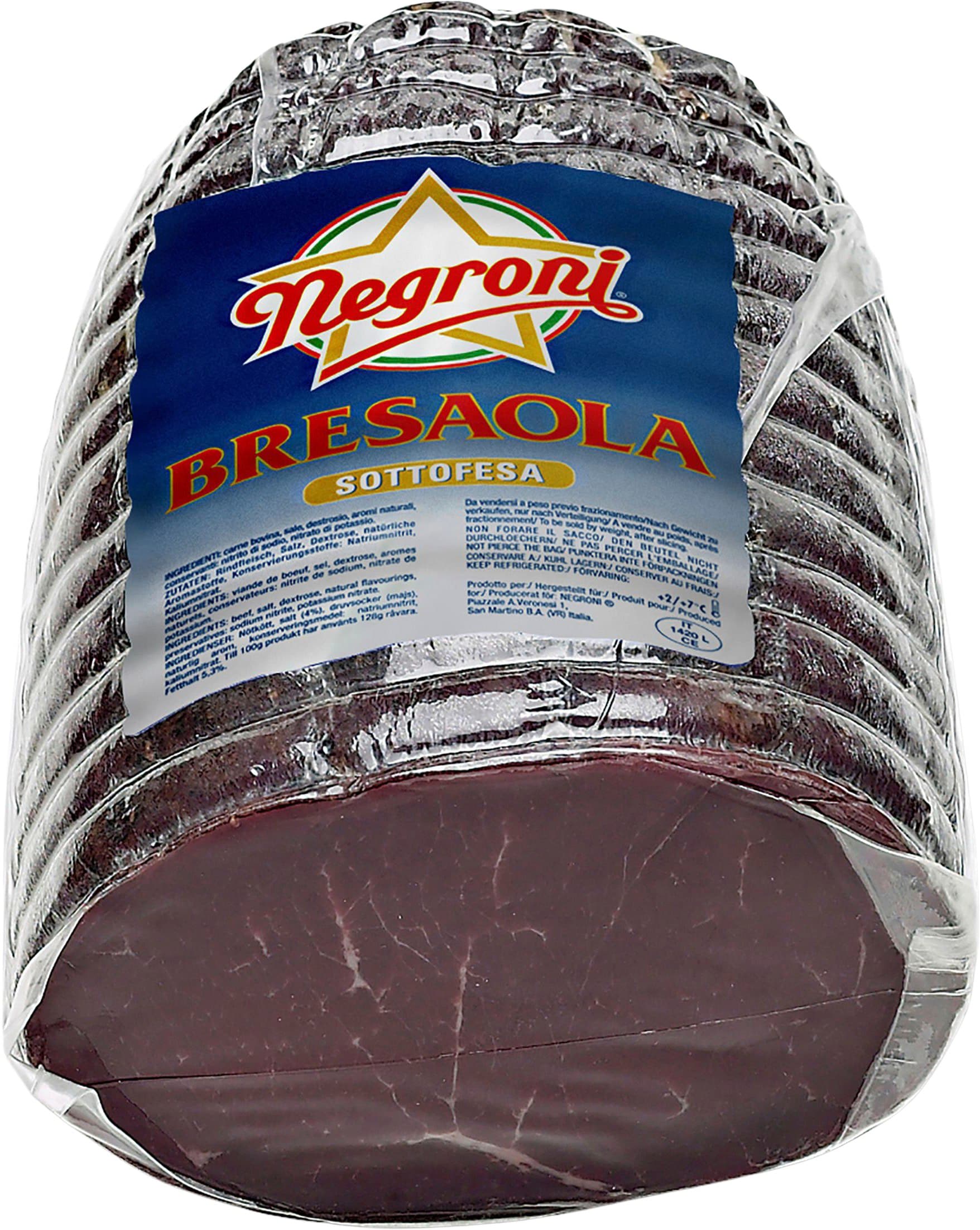 Lufttorkat Nötinnanlår Bresaola