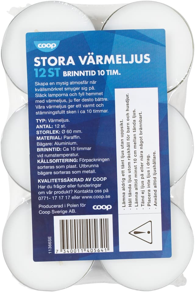 Värmeljus Stora