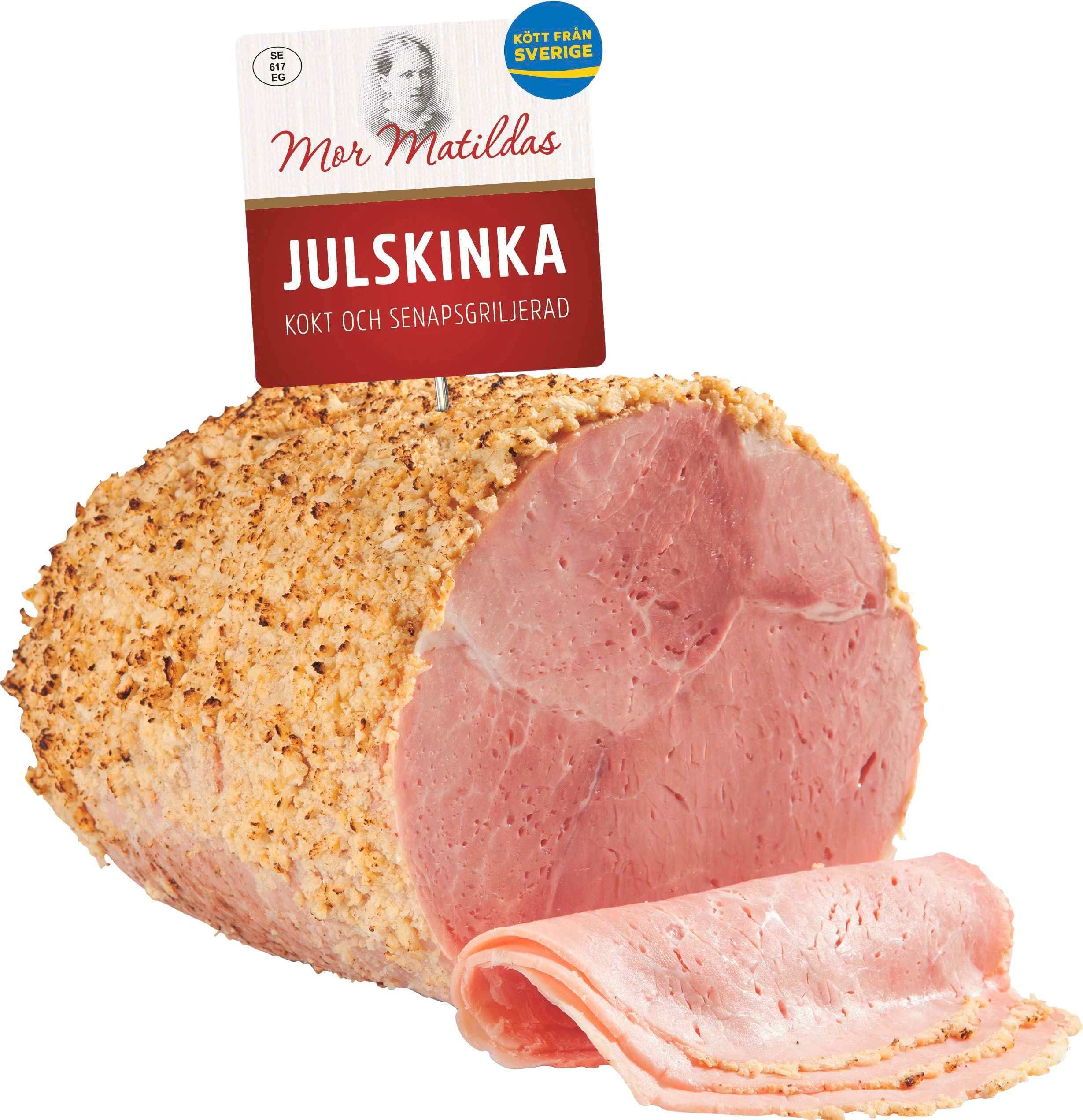 Senapsgriljerad Kokt Skinka