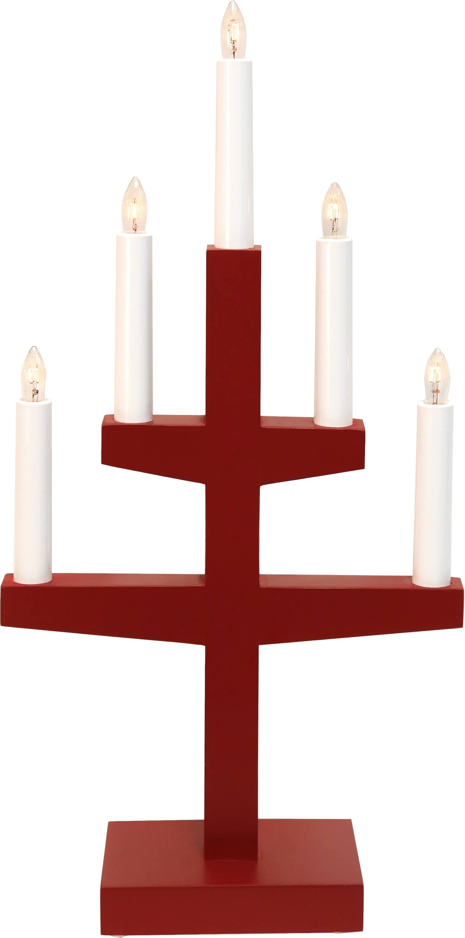 Ljusstake Trapp Röd