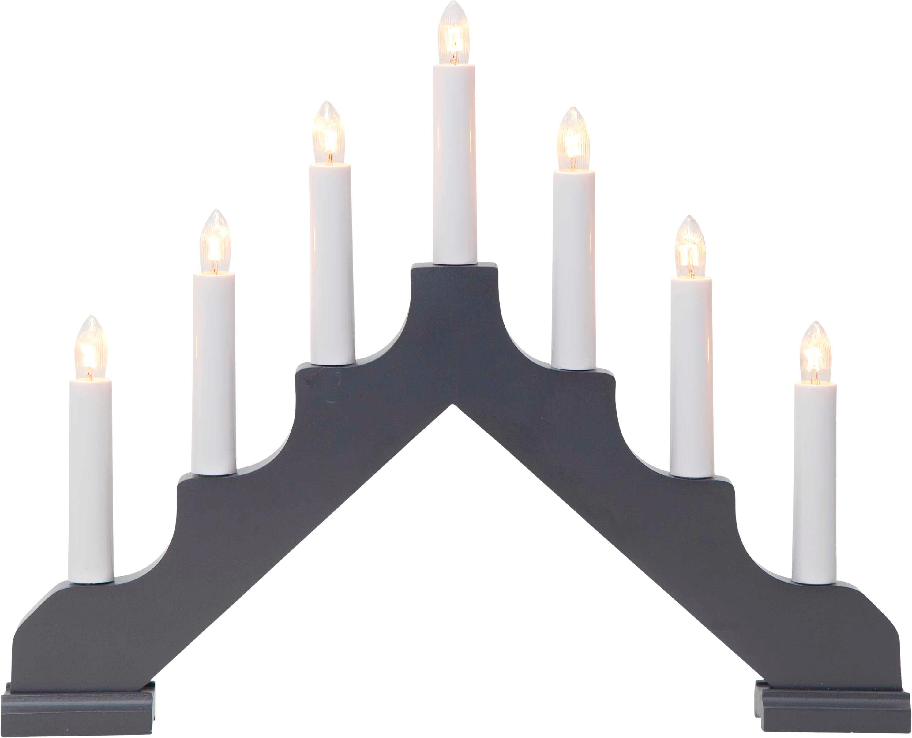Ljusstake Ada Grå
