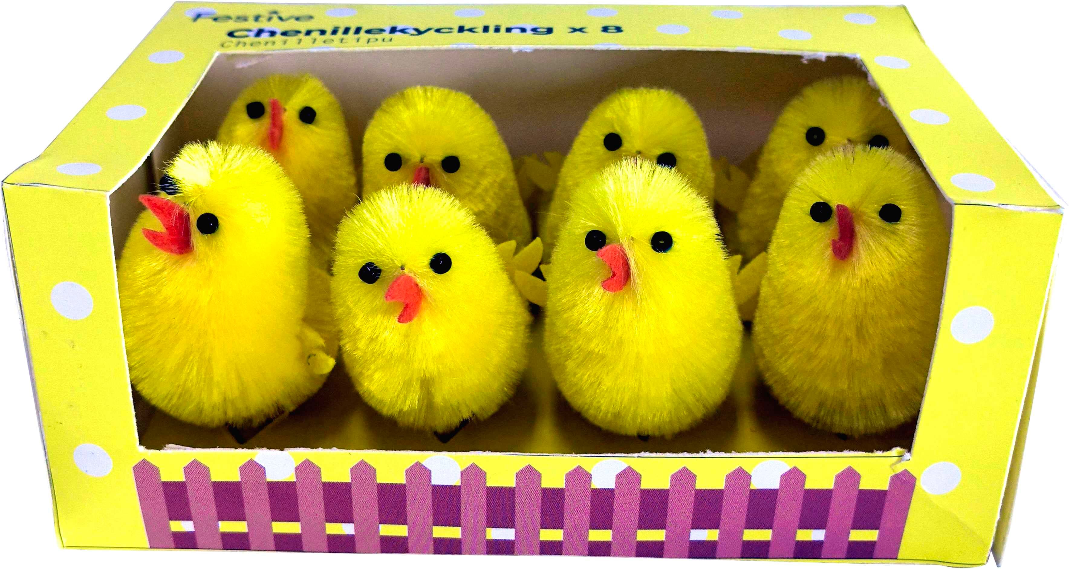 Chenillekycklingar 5,5cm