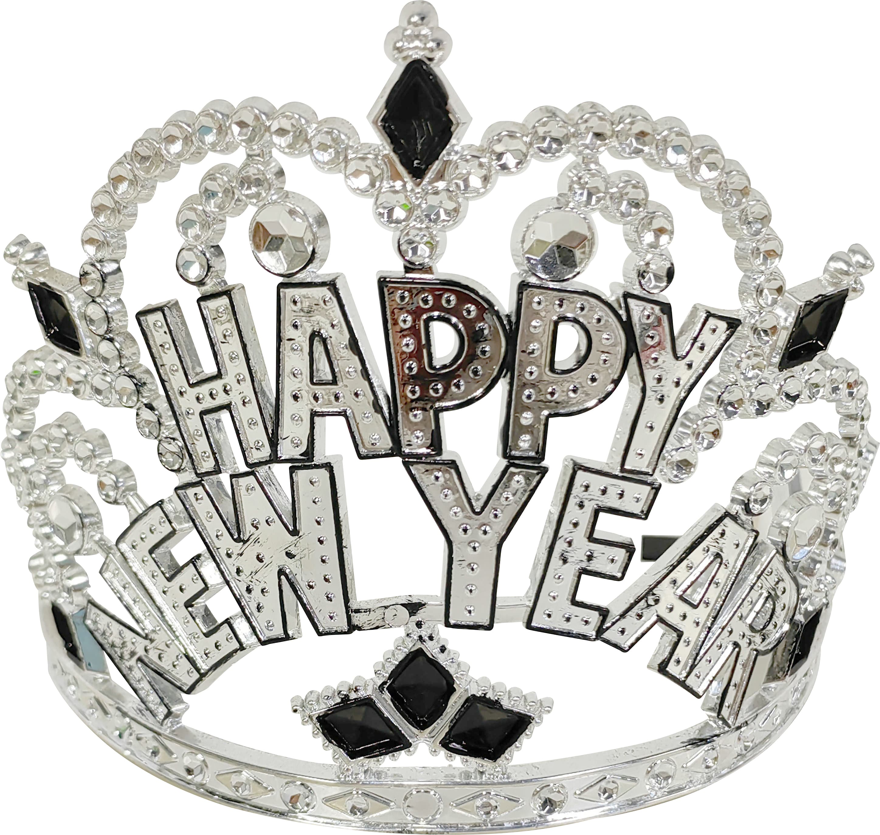 Glitterkrona Happy New Year