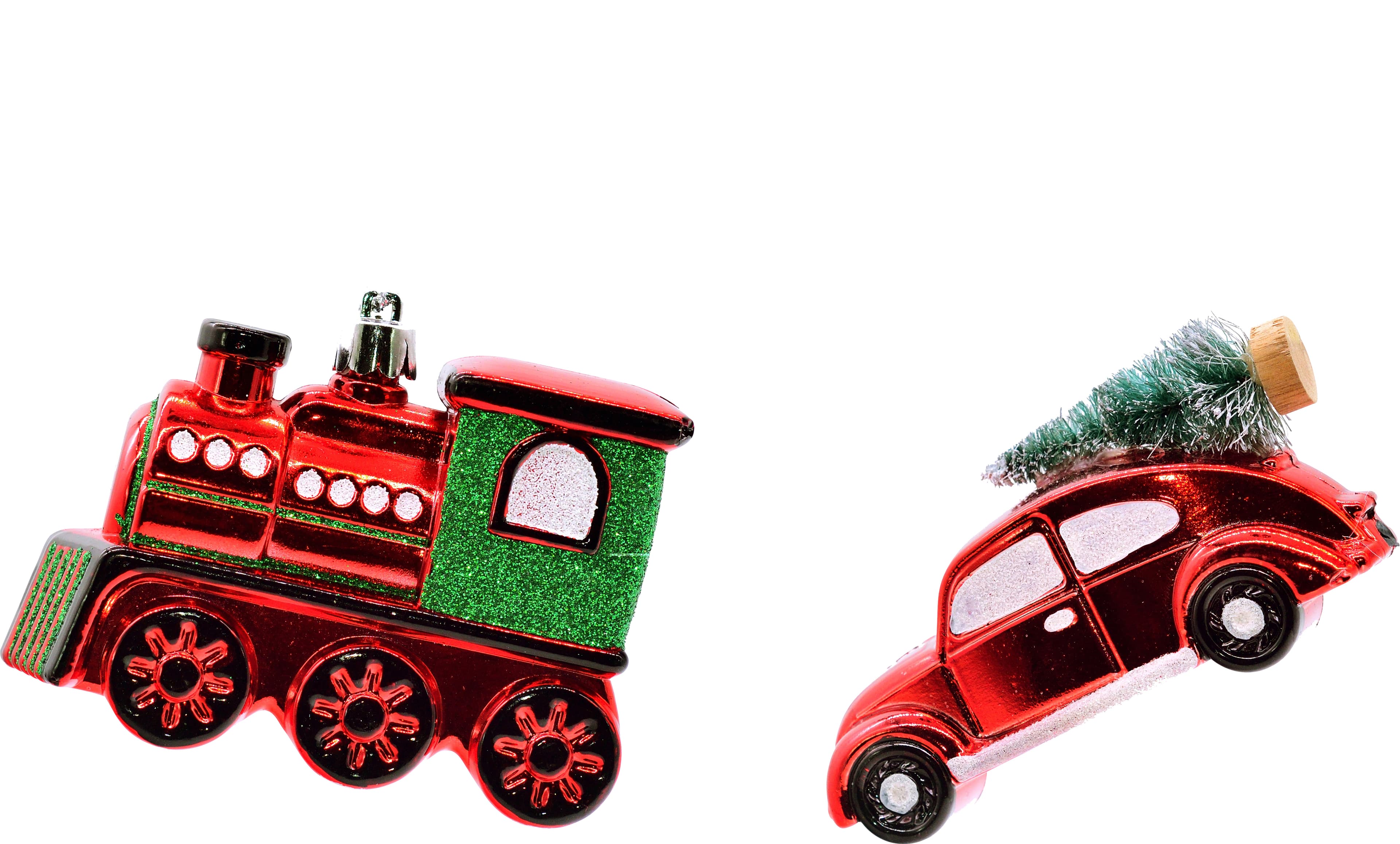 Julgransdekoration Hänge tåg & bil
