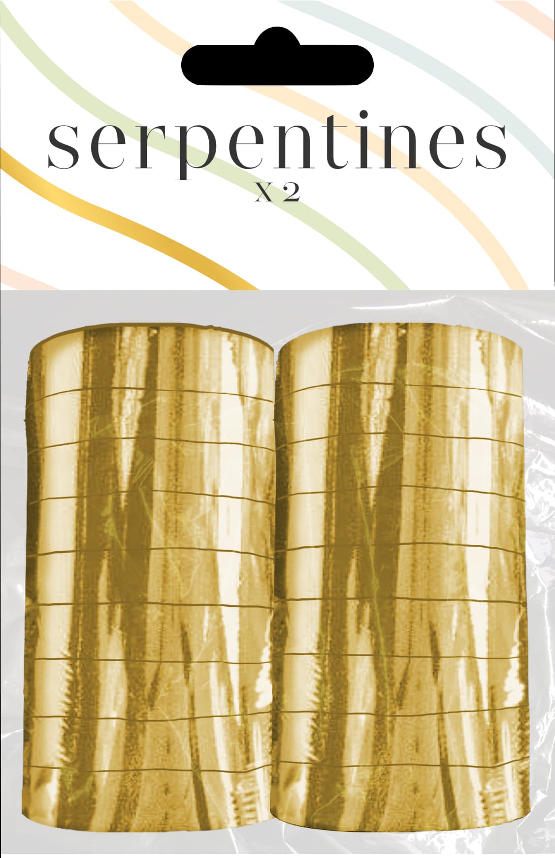Serpentiner Guld 2-pack