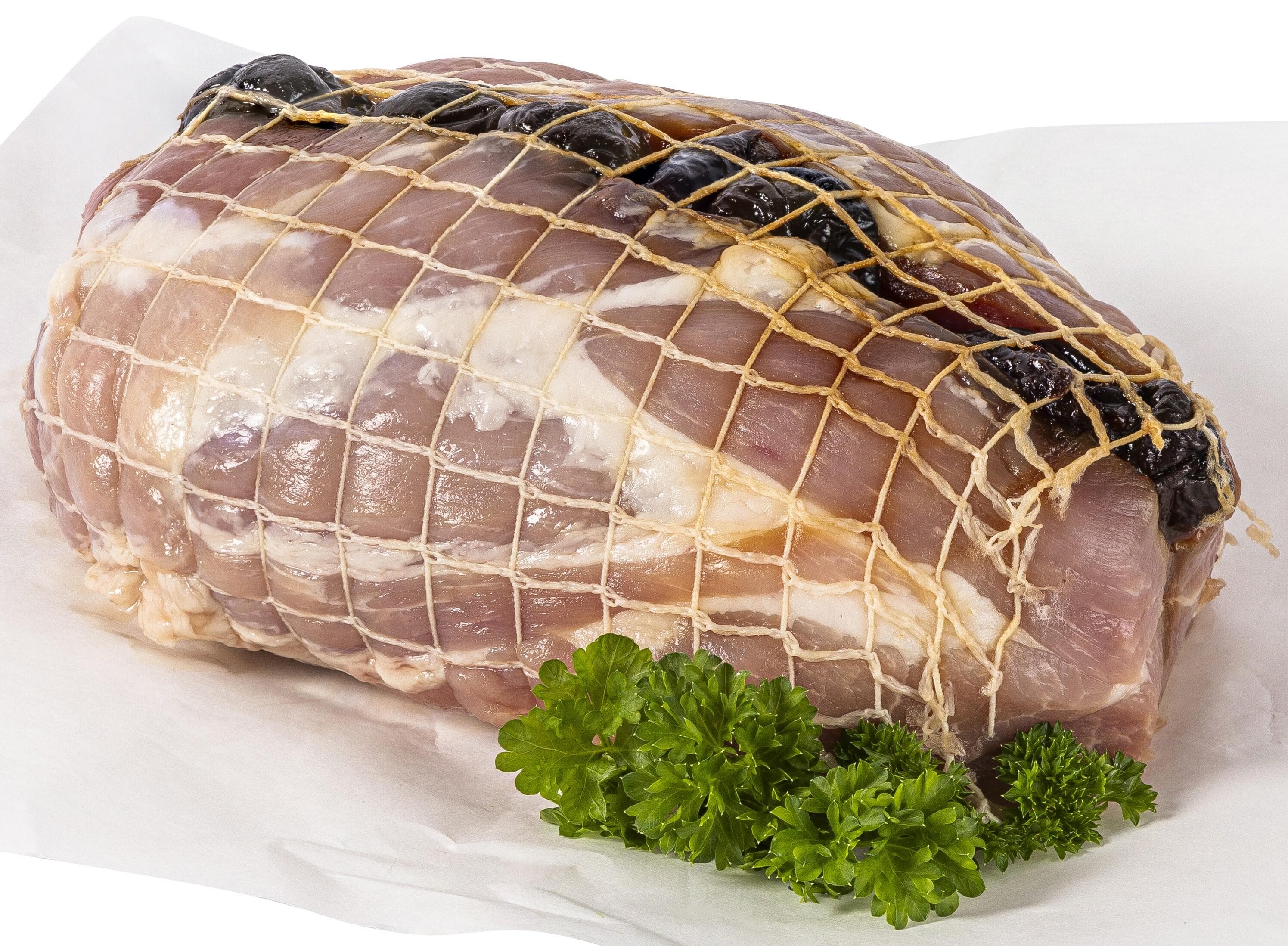 Fläskstek Benfri Plommonspäckad