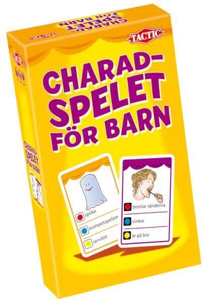 Charadspelet för barn - resespel