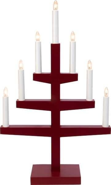Ljusstake Trapp Röd