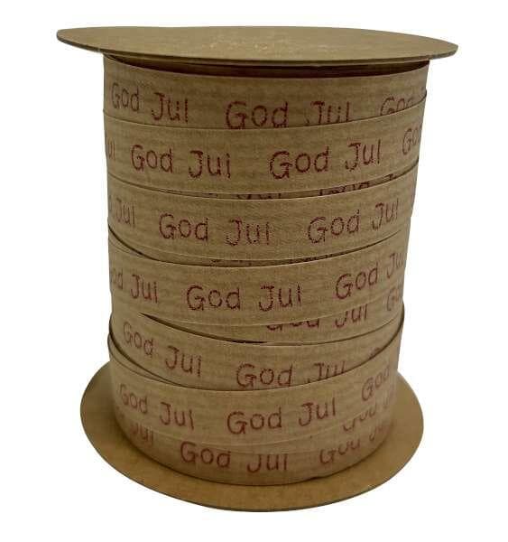 Band Brun & Röd "God Jul" 10m
