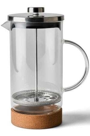 Kaffepress Med Korkunderlägg