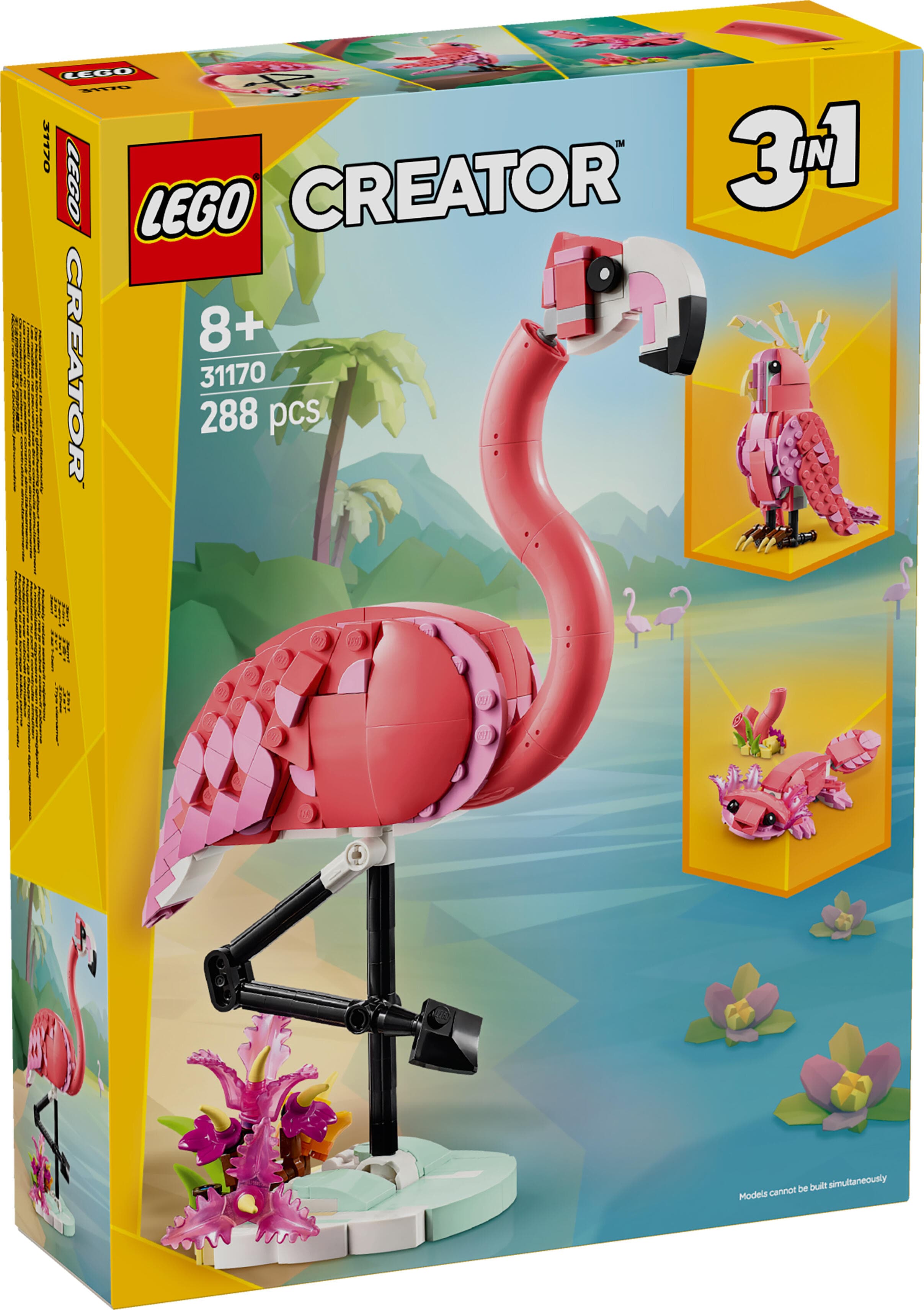 Creator Vilda Djur: Rosa Flamingo