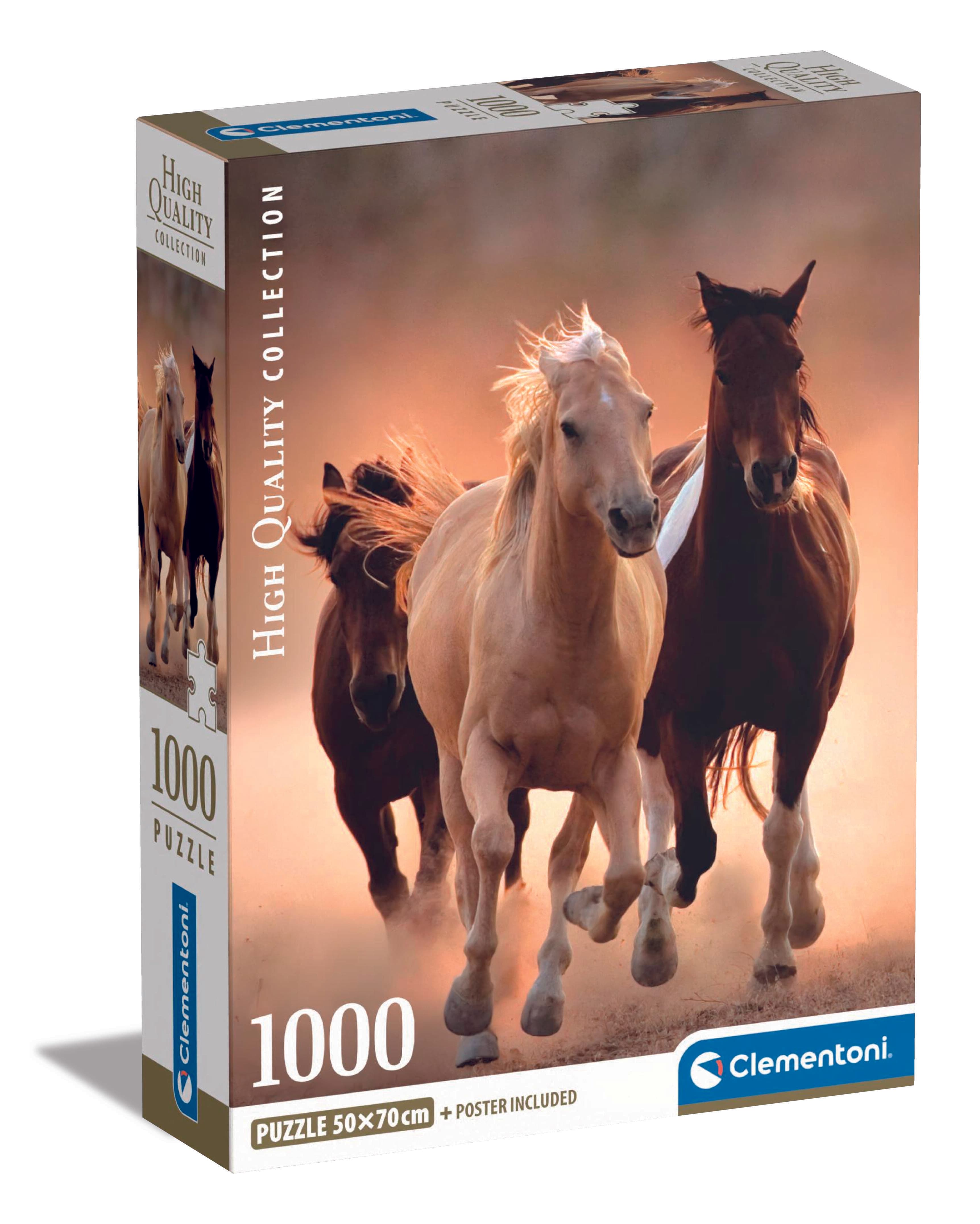 Pussel Springande hästar 1000 Bitar